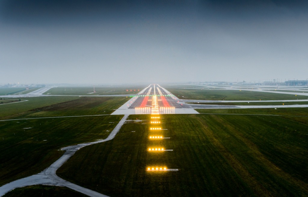The future Berlin Brandenburg Airport has installed new LED signals from OCEM Airfield Technology.