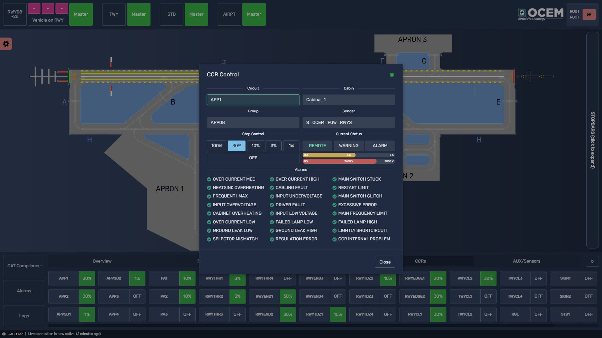 OCEM Airfield_ALCMS_CCR Visual