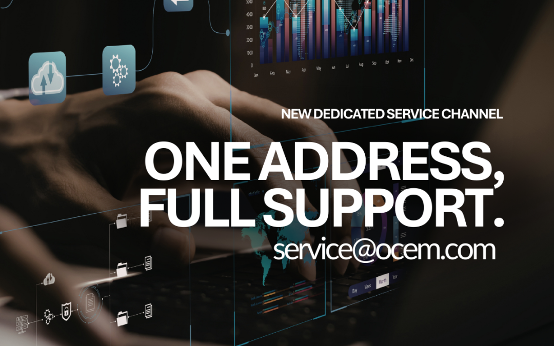 New OCEM Service Ticketing System Now Active