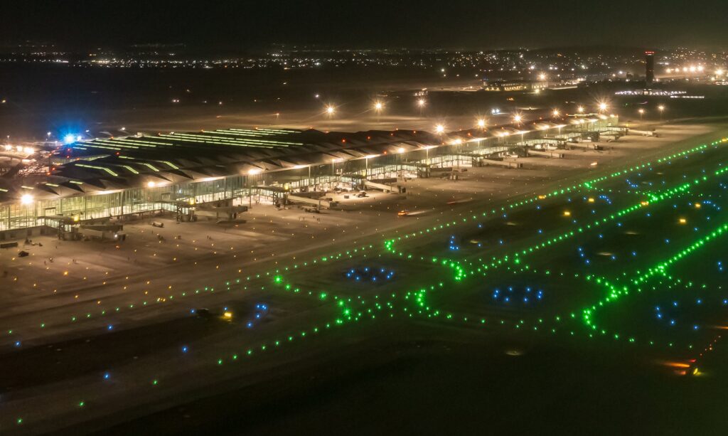 Why is fast restart of airfield lighting critical?