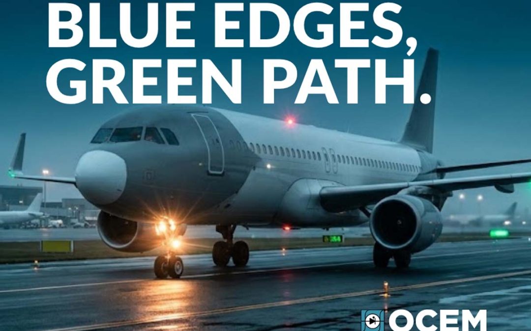 What Do Blue and Green Taxiway Lights Mean?
